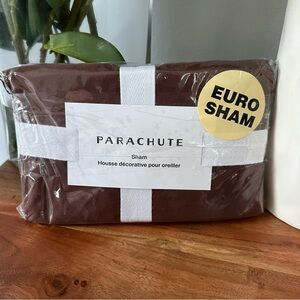 *Last One* Parachute Linen Euro Sham - Color Raisin